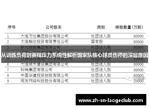 从训练负荷到赛程压力系统性解析国家队核心球员伤停的深层原因