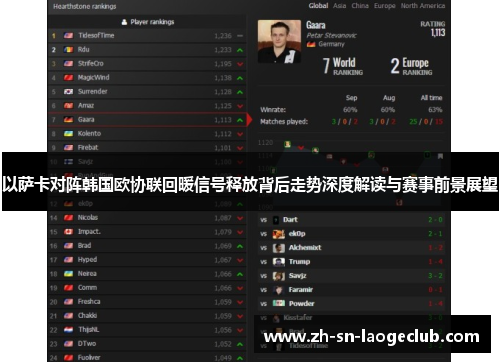 以萨卡对阵韩国欧协联回暖信号释放背后走势深度解读与赛事前景展望