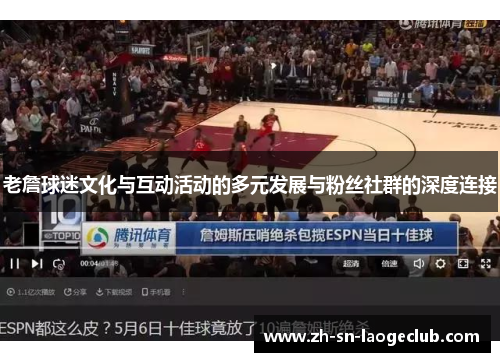 老詹球迷文化与互动活动的多元发展与粉丝社群的深度连接 老詹球迷文化与互动活动的多元发展与粉丝社群的深度连接